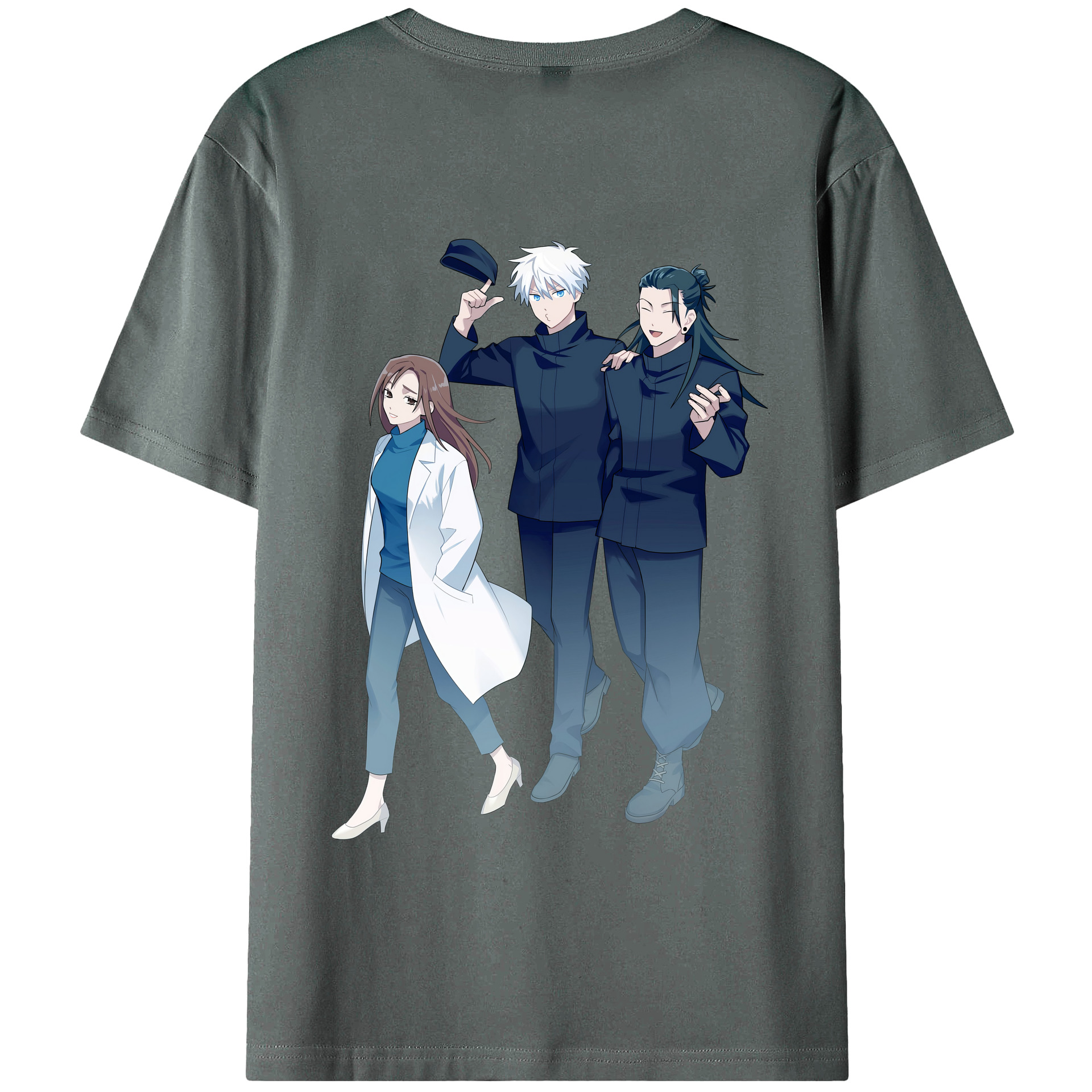 （画像用） 呪術廻戦 Jujutsu Kaisen 綿100％半袖Tシャツ（背面プリント）